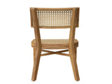 Netro Acacia Wood Dining Chair with Light Brown Wicker N775P321708T