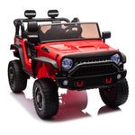 ZUN 24V Two-Seater Kids Ride On Truck Car W/Parents Control,200w*2,Seat width 20.28in,Four-wheel W1396P230273