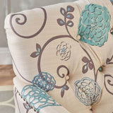 HARRISON TUFTED CLUB CHAIR 53444.00FWBLU