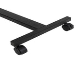 Four-Wheel Multifunctional Flat Surface Lifting Computer Desk Black 12535669