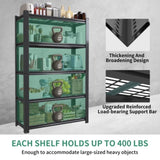 72"H 5-Tier Adjustable Heavy Duty Shelving Mesh Storage Rack T2398P306288