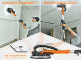 Drywall Sander with Vacuum Dust Collection, 6 Variable Speed Foldable Telescopic Electric Wall 00800268