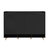 ON-TREND Sleek and Contemporary Shoe Cabinet with Adjustable Shelves, Minimalist Home Organizer with WF321211AAB