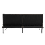 ZUN WOOD FRAME, STAINLESS LEG, FUTON, SOFA BED Espresso W2297P283330