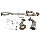 ZUN For 2009 To 2014 Nissan Murano 3.5L V6 Catalytic Converter Set With Flex Y Pipe 88421538