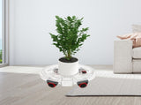 8 Pcs Heavy-Duty Clear Plant Caddy with Wheels, Rolling Flower Pot Stand 11.8" Inner 13" Outer 16698451