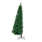 7ft 881 Branch Half Christmas with 230LED Lights PVC Branch Iron Bracket Tender Green Christmas 57417774