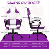 ZUN Gaming, Video Games Breathable PU Leather, Comfy Computer, Racing E-Sport Gamer 48617731