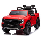 ZUN 12V Kids Ride On Car W/Parents Remote Control,Licensed Ford Ranger,2WD,Rear wheel suspension,Low W1396P147031