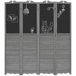 ZUN Wooden Room Divider/Privacy Screen （Prohibited by WalMart） 24983209