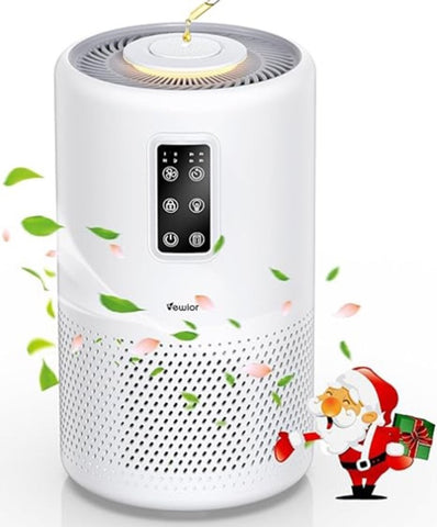 ZUN Air Purifiers for Home Large Room with Night Light up to 1076ft², H13 True HEPA Air Cleaner with 45230259