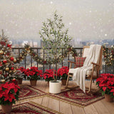 5ft Christmas Tree with White Planter Natural Fake Tree Indoor Holiday Decor Easy Care 93474804