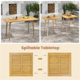 55 "x 27.5" rectangular teak tabletop 09965876