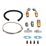 Turbo Oil Feed & Return Line Kit for Ford Falcon BA BF XR6 FG FGX GT30 GT3582 37443293