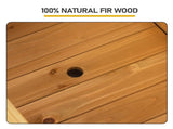 Raised Garden Bed with Trellis, Hanging Roof, Planter Box, Drainage Holes, Vertical Plant Container 08791532
