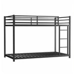 ZUN Metal Twin over Full Bunk Bed/ Heavy-duty Sturdy Metal/ Noise Reduced/ Safety Guardrail/No Box W1935P174841