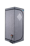 Portable Full Size Grey Infrared Sauna tentPersonal Home Spa, with Infrared Panels, Heating Foot W782124130