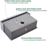 Brushed Nickel 16 gauge Stainless Steel 33 in. Single Bowl Farmhouse Apron Kitchen Sink with Bottom JYSF322BN