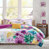 King/Cal King Floral Comforter Set B03596014