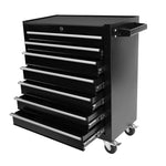 ZUN 7 Drawers Rolling Tool Chest with Wheels, Portable Rolling Tool Box on Wheels, Tool Chest Organizer W1239137226