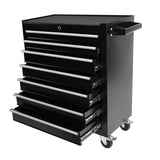 ZUN 7 Drawers Rolling Tool Chest with Wheels, Portable Rolling Tool Box on Wheels, Tool Chest Organizer 47722448