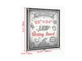 32"x24" LED Message Writing Board, Illuminated Erasable Lighted Chalkboard with Neon Effect, Menu 47352636