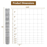 5x164 ft Advanced Weave Farm Enclosures Long-Lasting and Secure Galvanized Farm Fence 75287777