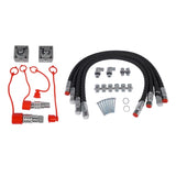 2 Three Way Diverter Valves w/ Quick Connects Replacement for 1-2 ton Chinese Mini Excavator 42561558