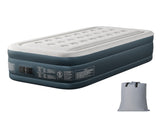 Twin Air Mattress with Built-in Pump, 18in Raised Comfort Blow up Mattress, Double Chamber Airbed, 64474579
