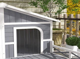 Dog House- Gray, White 13788203