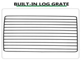 32 Inch Square Outdoor Wood Pit Table, Heavy Duty Wrought Iron Firepit with Pyramid 67409235