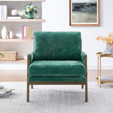 Kelly Mid-Century Modern Velvet Accent Armchair T2574P240372