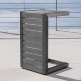 CAPE CORAL ALU C-SHAPED TABLE GREY 59990.00GRY