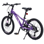 ZUN Mountain Bike for Girls and Boys Mountain 20 inch shimano 7-Speed bike W101984859