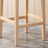 Vienna Contemporary Fabric Tufted Wingback 31 Inch Counter Stools, Set of 2, Light Grey and Natural 64854.00LGRY