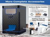 Portable sauna tent room-Black 63593722