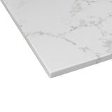 ZUN Montary 31inch bathroom vanity top stone carrara white new style tops with rectangle undermount W50921980