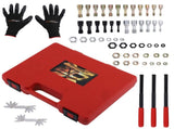 56pcs Thread Restorer Kit Rethread Repair Tool Unc Unf & Metricthread Chaser New 09785634