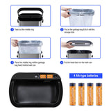 50L Smart automatic Trash Cans - Full Intelligent Sensor - BLACK W1550106524