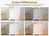 16-inch Bathroom Vanity with Ceramic Sink, Freestanding Single Vanity Set with Soft Closing Door, N710P330979K