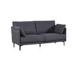 2.5 Seater Sofa For Primary Living Space , Bed Room, Office, USB Charge Port , 2 Pillows,Metel Legs W820P224378