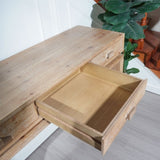Rustic Wooden Console Table with 3 Drawers, 47inway Table with Drawers, Wood Console Table For W2729P270741