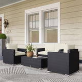 Pieces Patio Furniture Set 23487031