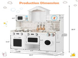 Kitchen Toy Wooden Kids Kitchen with Washing Machine 86713732