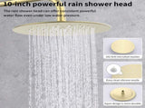 Shower System Shower Faucet Combo Set Wall Mounted with 10" Rainfall Shower Head and handheld shower 32087493