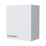 So- Hi Wall Cabinet in Melamine with One Door, White B128P237140