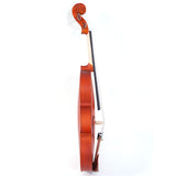 GV101 4/4 Acoustic Matt Violin Case Bow Rosin Strings Shoulder Rest Natural 42402082