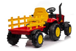 ZUN Ride on Tractor, 12 V Battery Powered Electric Vehicle Toy w/Remote Control,music, LED Lights, W1760P155332