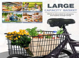 Folding Tricycle for Adults, 14 Inch 3 Wheel Bikes for Adults with Basket, 95% Pre-Assembled W1019P442137