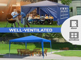 10'x10' Gazebo Waterproof Outdoor Canopy Patio Tent Party Tent for Wedding BBQ 37827559